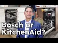 KitchenAid vs Bosch Dishwashers 2026