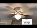 30 Turn Of The Century Hebe Menards Ceiling Fan