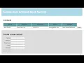 Simple User Address Book System using JavaScript