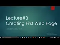 Creating a Web Page Chapter 9th Class Computer Science