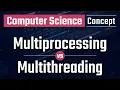 Difference between Multiprocessing and Multithreading
