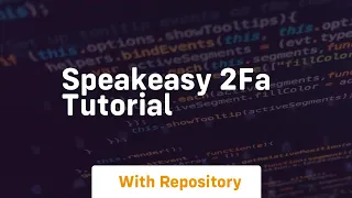 Speakeasy 2fa tutorial