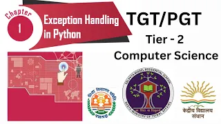 12 Exception Handling in Python EMRS KVS NVS Tier-2 EXAM CLASS 12th - CHAPTER 1 NCERT