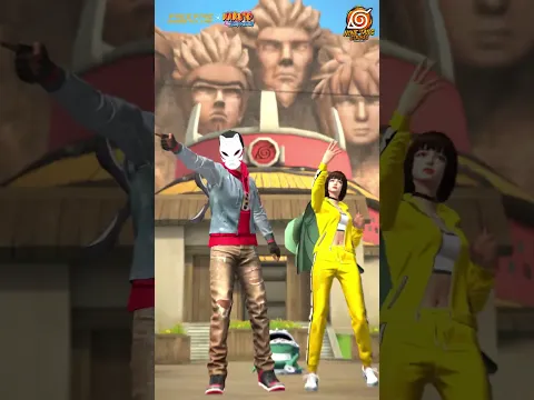 A day of being a hero in Hidden Leaf Village 🌀🔥#FreeFireMAX #FFMxNARUTOSHIPPUDEN
