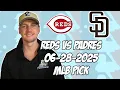 San Diego Padres vs Cincinnati Reds 25 MLB Pick Prediction MLB Betting Tips