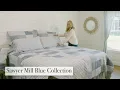 Sawyer Mill Blue Ticking Stripe Curtains