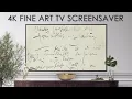 Transform Your TV with Vintage Handwritten Notes Art Relaxing TV Art Screensaver 4K 1Hr