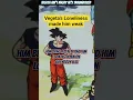 Vegeta's eenzaamheid maakte hem zwak