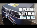 GE Front Load Washer Won t Drain or Spin - Ideas to Troubleshoot Fix