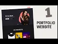 How To Design A Responsive Portfolio Website Using HTML CSS JavaScript Part 1