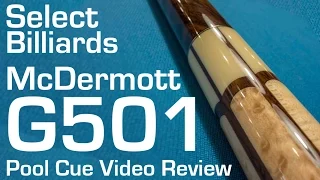 McDermott G501 Pool Cue Review by Select Billiards