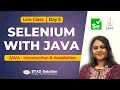 Selenium with Java Live Class - Day 2 JAVA