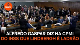 Alfredo Gaspar diz na CPMI do INSS que Lindbergh Farias é ladrão