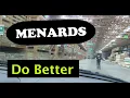 MENARDS LUMBER YARD and LOST