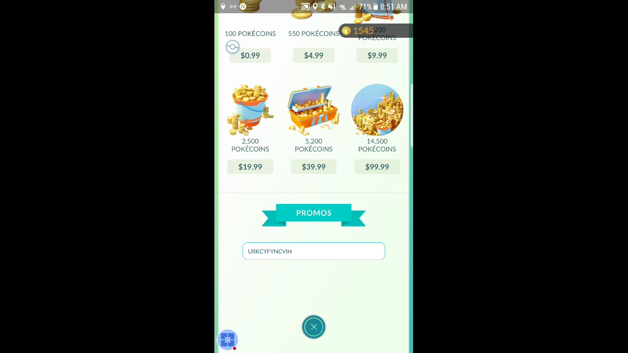 POKÉMON GO PROMO CODE REDEMPTION
