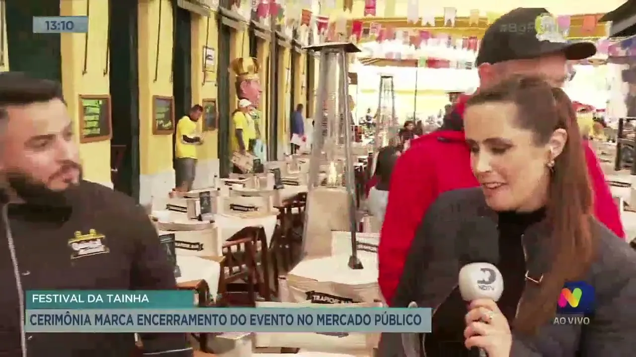 Festival da Tainha: cerimônia marca encerramento do evento no Mercado Público