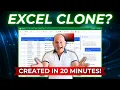 This Is How You Build Excel Clone Apps Now 20 Minutes No Coding