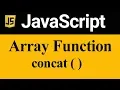concat Method in JavaScript Hindi