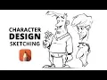 Autodesk Sketchbook Pro Character Design Sketching