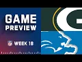 Green Bay Packers vs Detroit Lions Week 18 NFL Game