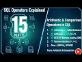 SQL Operators Explained Arithmetic Comparison Operators in SQL Part 15
