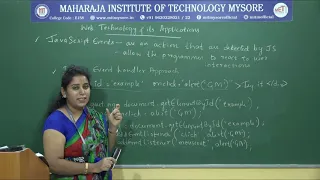 Javascript client-side scripting 7th sem CSE Module-3 Web Technology Its Applications