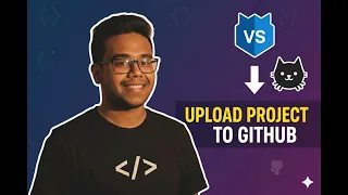 How to Upload Local Project from VS Code to GitHub Step by Step Tutorial for Beginners
