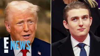 Donald Trump Reveals Son Barron Trump s Unbelievable Skill E News