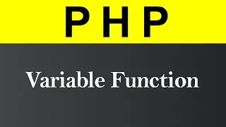 Variable Function in PHP Hindi