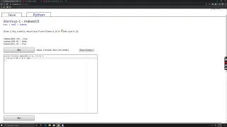 CodingBat Java Warmup - 1 makes10