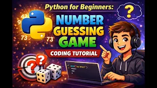 Python for Beginners Number Guessing Game Coding Tutorial