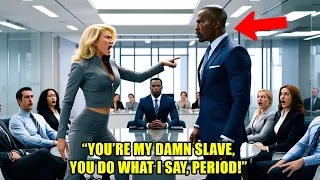 Racist Manager Calls Black Employee a Slave During Meeting—His Response Shocks the Entire Office
