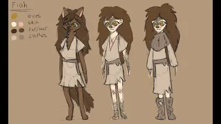 Download Sketch Series: Fiah The Wild Girl. Character Design. MP3