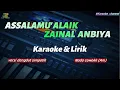Download Lagu ASSALAMU'ALAIK ZAINAL ANBIYA_Karaoke \u0026 Lirik_versi dangdut simpatik_Nada cowok(Am)