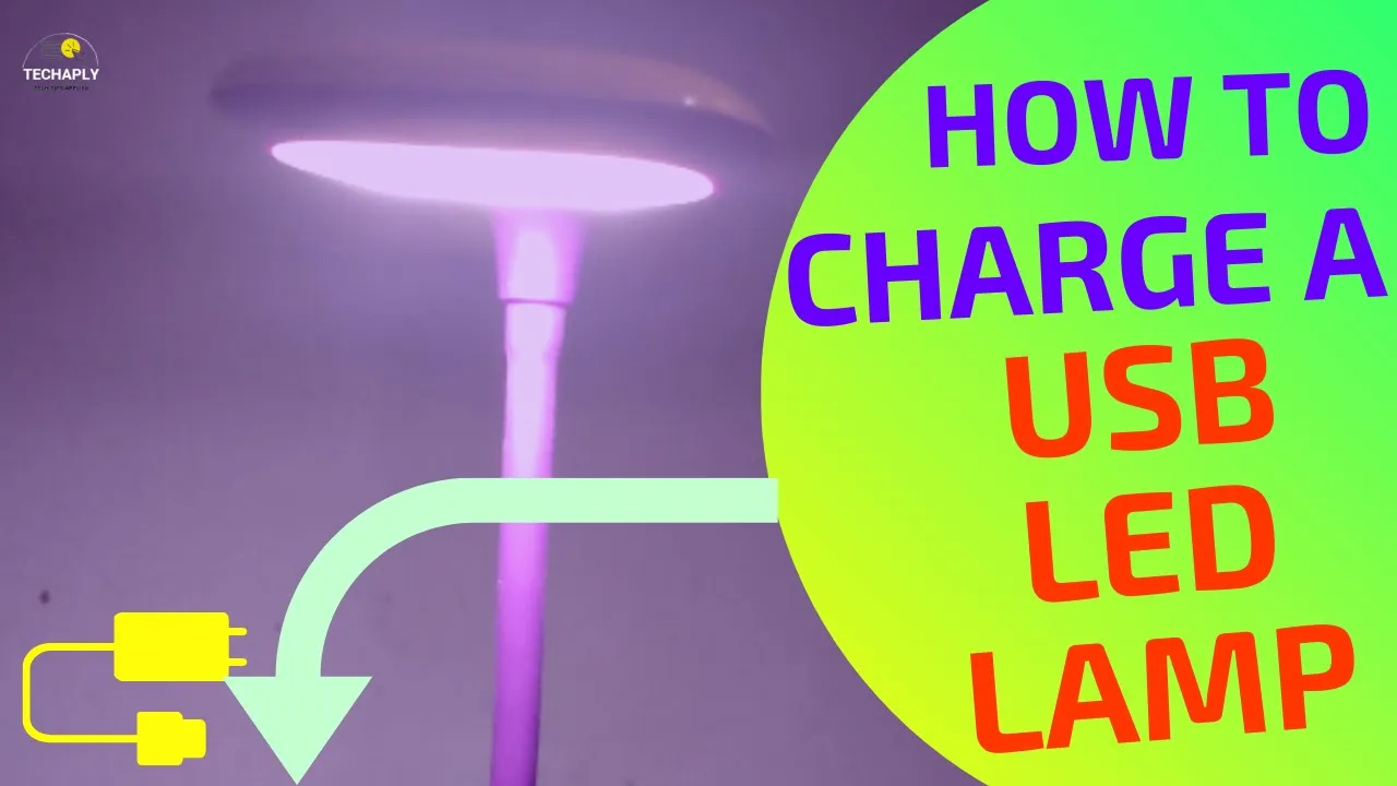 How to Charge a Rechargeable LED DESK LAMP