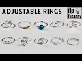 10 Easy Adjustable Rings To Make Sell Wire Jewelry Tutorial