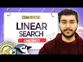 Linear Search Program in Java Full Tutorial for Class 10 ICSE