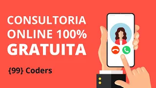Mentoria online gratuita aqui no 99 Coders