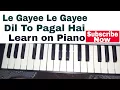 Download Lagu Le Gayee Le Gayee - Dil To Pagal Hai Piano Instrumental
