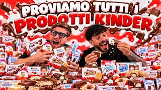 PROVIAMO TUTTI I PRODOTTI ESISTENTI DELLA KINDER - NON CI CREDO HANNO MESSO IL GUSTO CHEESECAKE! 