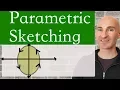 Parametric Equations Sketching a Curve 3 Examples