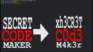 String to Secret Code - lua tutorial