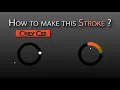 Stroke Animation About a Circle Only CSS and JavaScript Allustrode