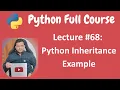 Python Inheritance Example Python Tutorial Python Full Course - Lecture