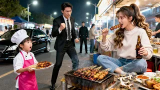 قرر ال CEO البارد أن يطلق زوجته لكنه ص دم حين رآها تأكل الشواء بسعادة في الشارع فاشتعل غضب ا 