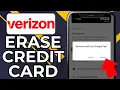 HOW TO REMOVE CREDIT CARD FROM VERIZON ACCOUNT 2026