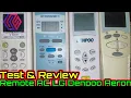 Lagu Test \u0026 Review Remote AC Air Conditioning Pendingin/Penyejuk Ruangan LG, Denpoo, Aeron \u0026 Universal