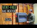 How to Install a Ventless Gas Propane Garage Heater Dyna-Glo 30 000