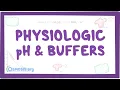 Physiologic pH and buffers - acid-base physiology