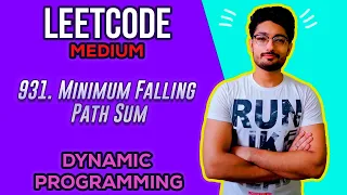 931 Minimum Falling Path Sum LEETCODE MEDIUM DYNAMIC PROGRAMMING